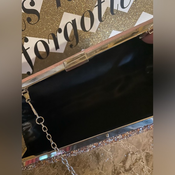 JEWEL BADGLEY MISCHKA Beautiful Rose Gold Evening Heels Size 8 W/Accessory Set - Picture 15 of 15